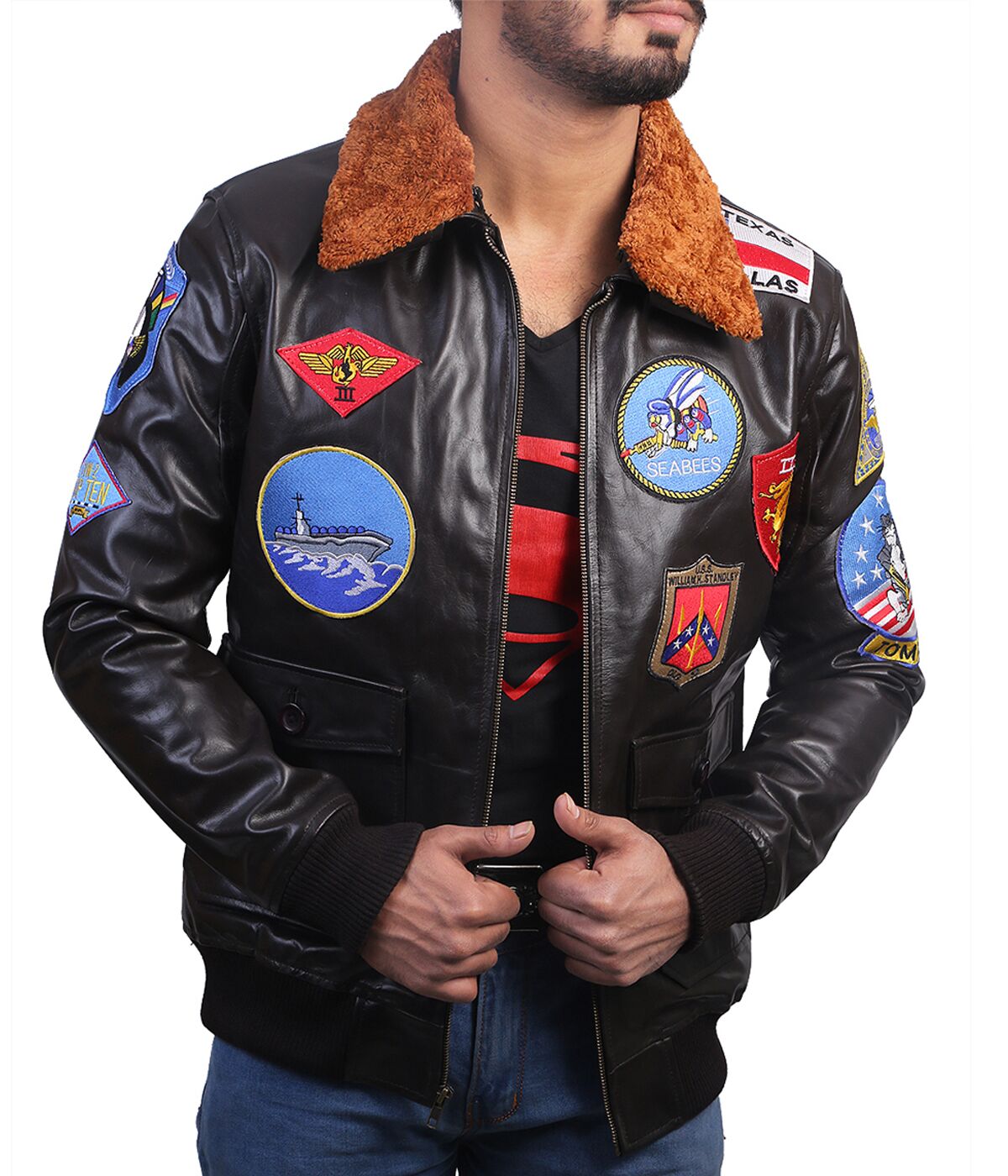 Tom Cruise Top Gun Leather Jacket | Buy Men's Leather Jackets On Sale