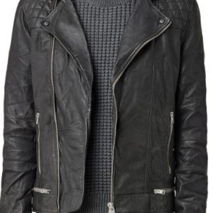 Suede Jacket in black worn by El Mariachi (Antonio Banderas) in